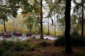 Wisła Atrakcja park linowy BC Cross